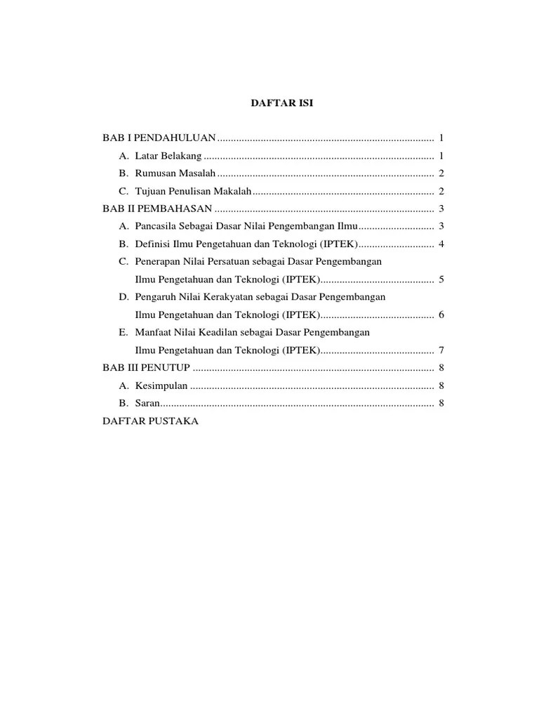 Makalah Pancasila Pengembangan Ilmu
