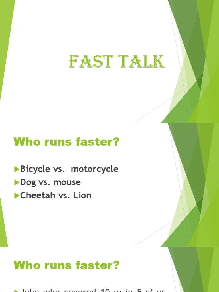 Speed | PDF | Speed | Motion (Physics)