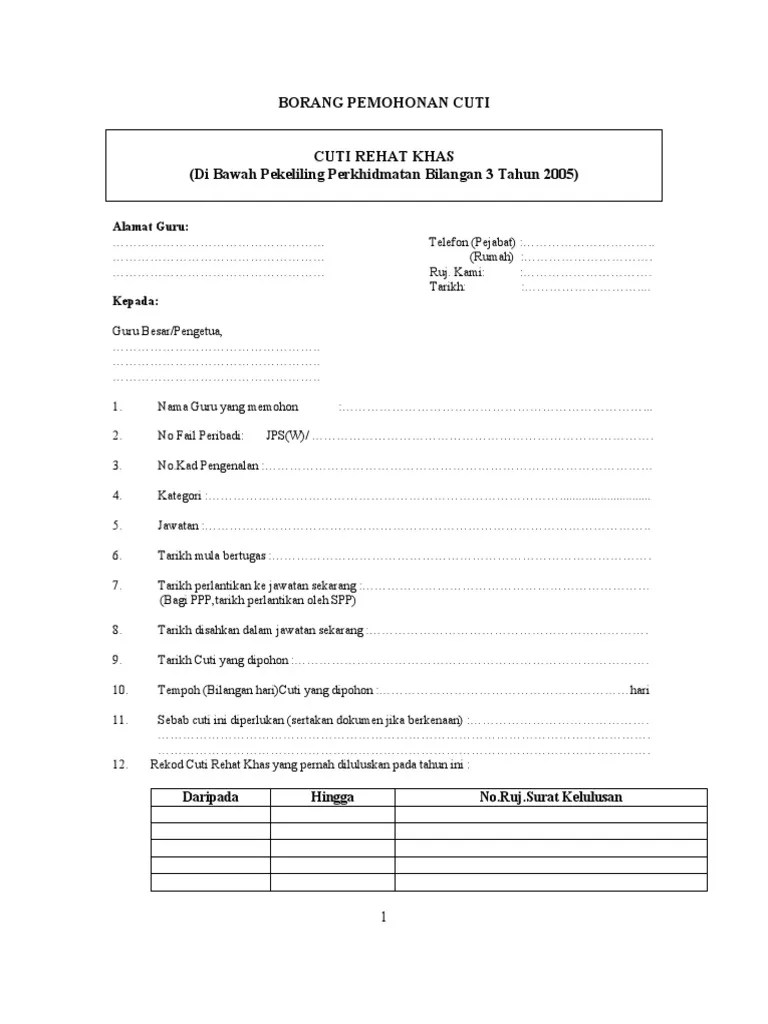 Pengumpulan Cuti Rehat Khas Cikgu Pdf - Classic 8K Vintage Illustrations | Free Download