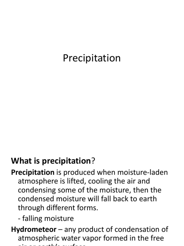 Precipitation | PDF | Precipitation | Ice