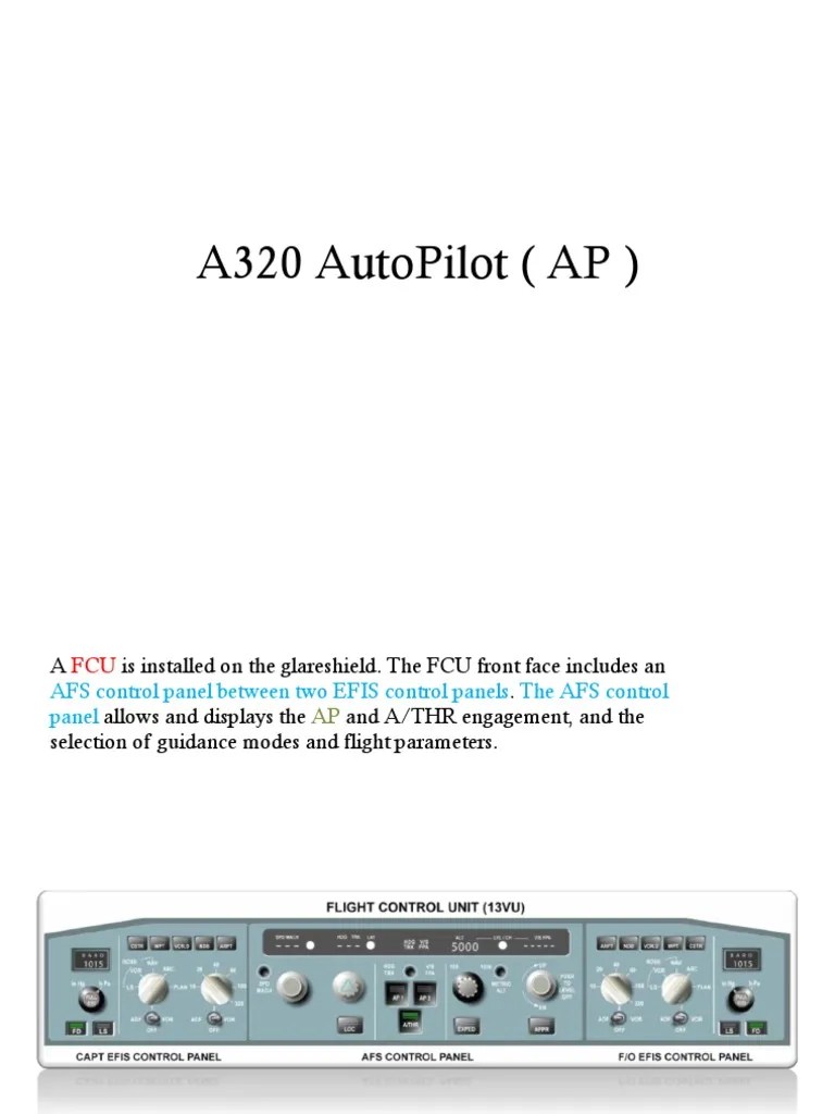 A320 AutoPilot (AP) | PDF | Spaceflight Technologies | Systems Engineering