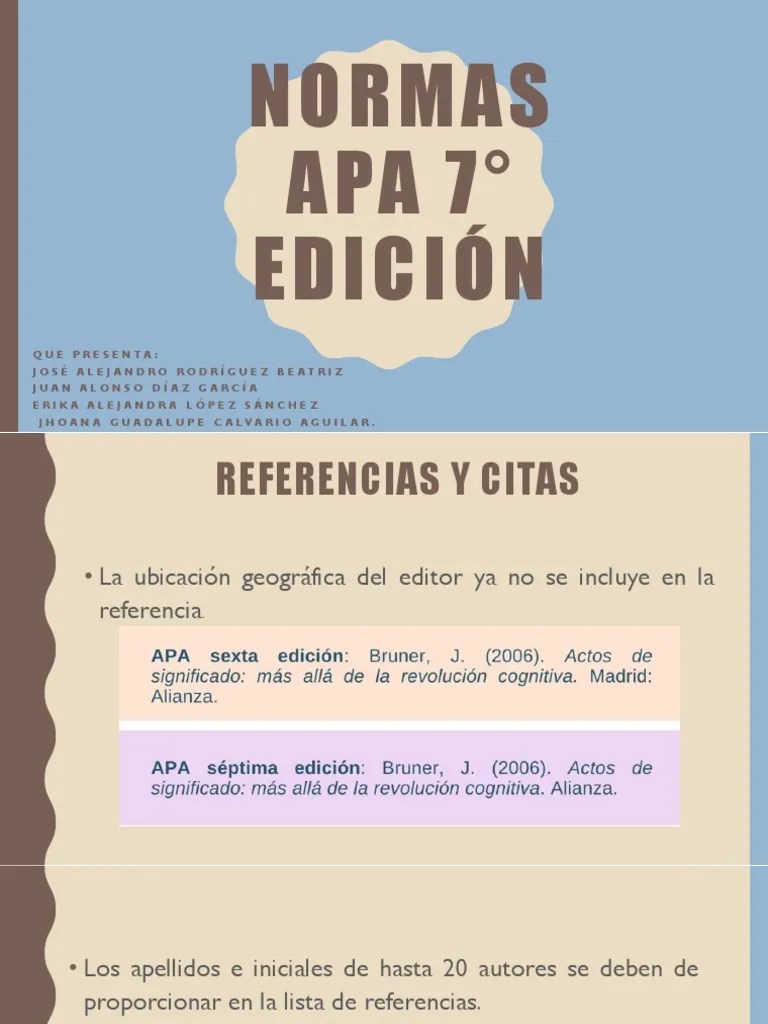 Cita Normas Apa 7 Edicion - Design Talk