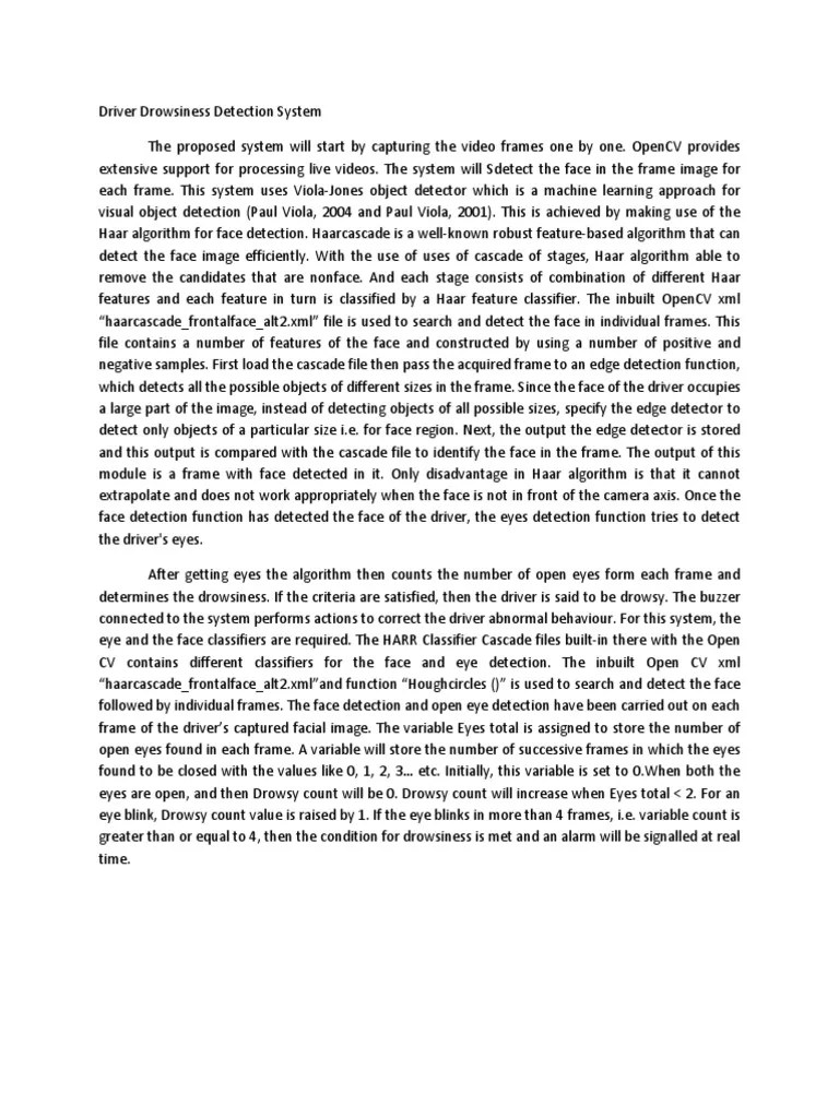 Driver Drowsiness Detection System Through Real-Time Face And Eye ...