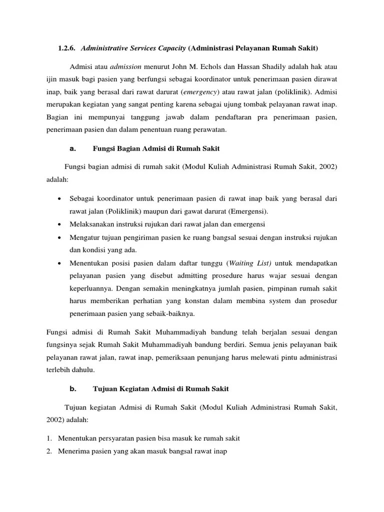 Administrative Services Capacity | PDF