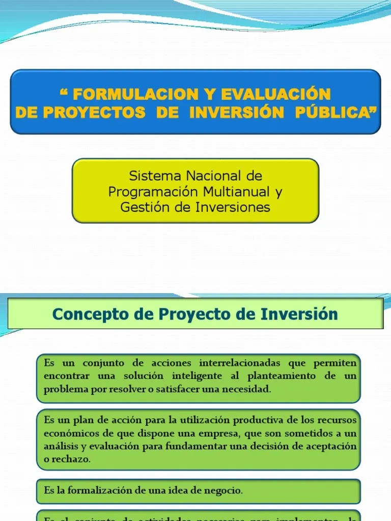 01 Proyectos De Inversion Final | PDF | Residuos | Inversiones