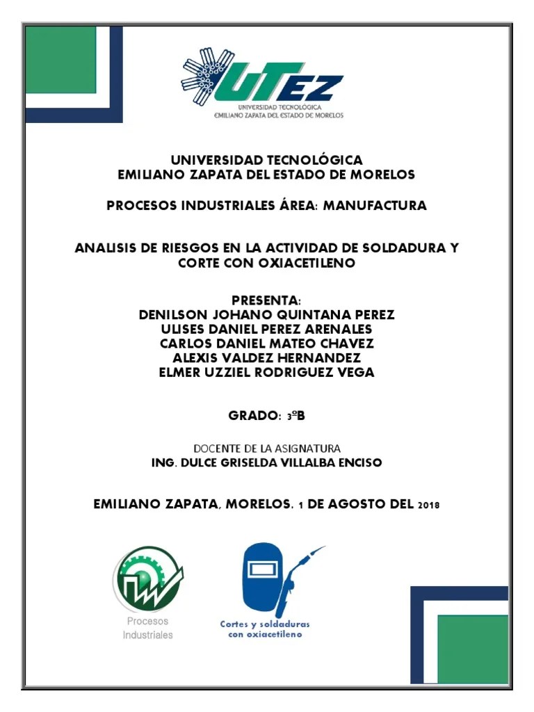 Análisis De Riesgos En La Actividades De Soldadura Y Corte | PDF | Soldadura | Construcción