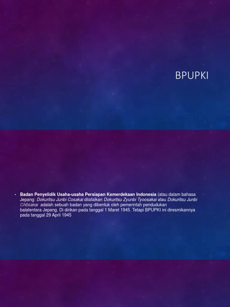 BPUPKI | PDF