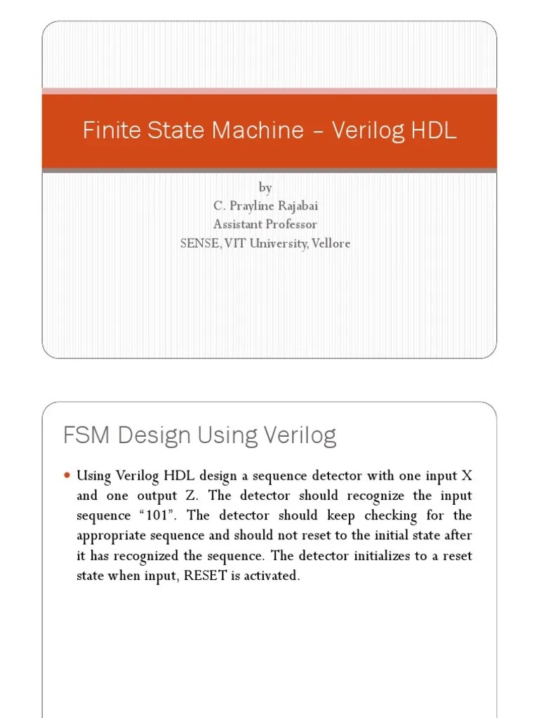 Verilog FSM Sequence Detector Design | PDF | Teaching Methods & Materials
