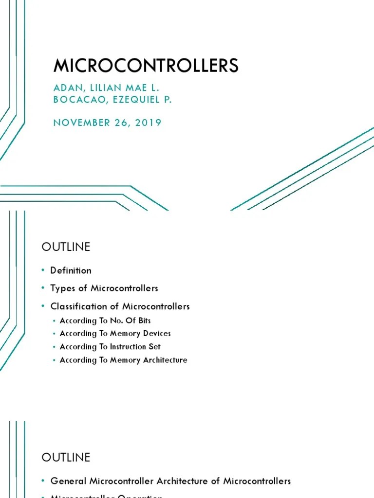 MICROCONTROLLERS | PDF | Microcontroller | Read Only Memory