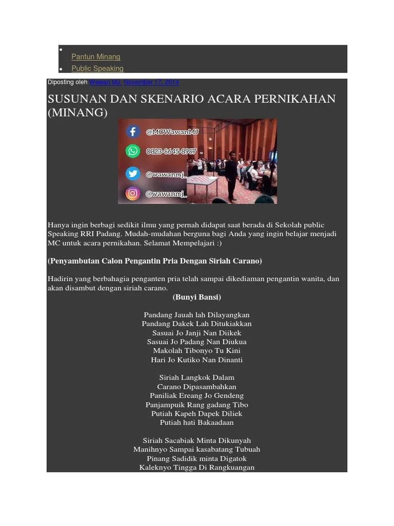 Pantun Minang | PDF