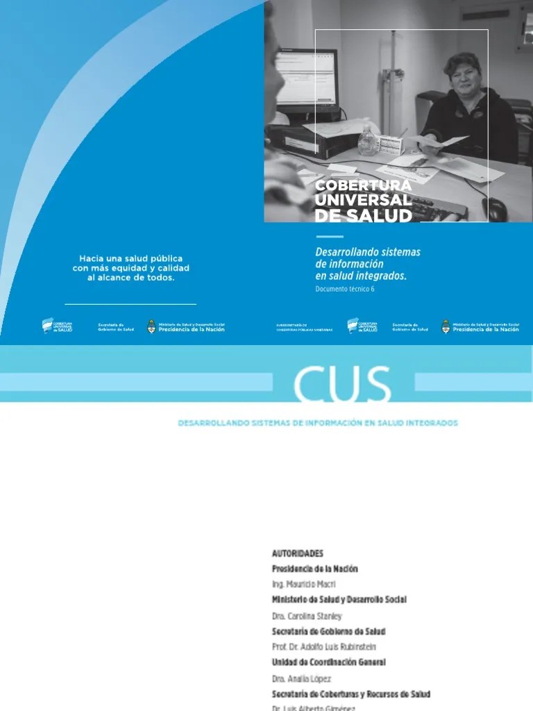 DT 6 - Desarrollando Sistemas De Informacin En Salud Integrados | PDF ...