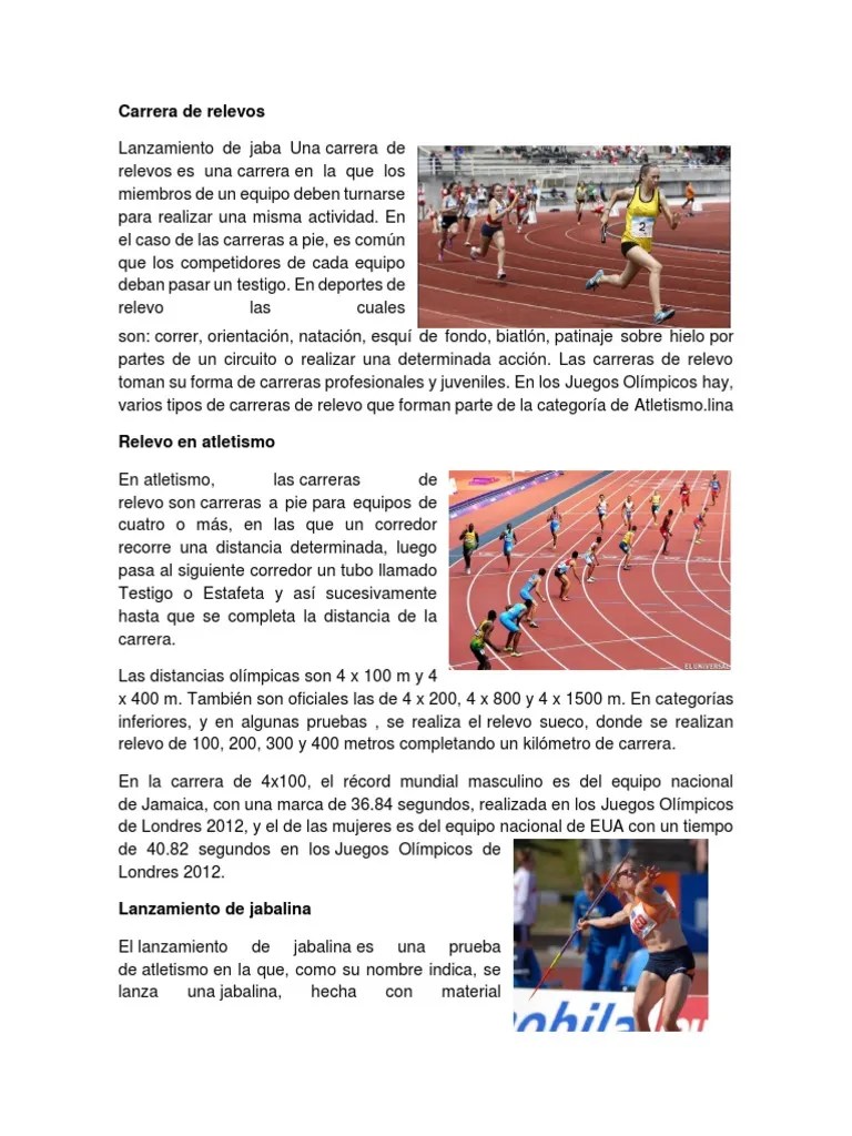 Actividades De Relevos - Carrera De Relevos El Maestro Fernando
