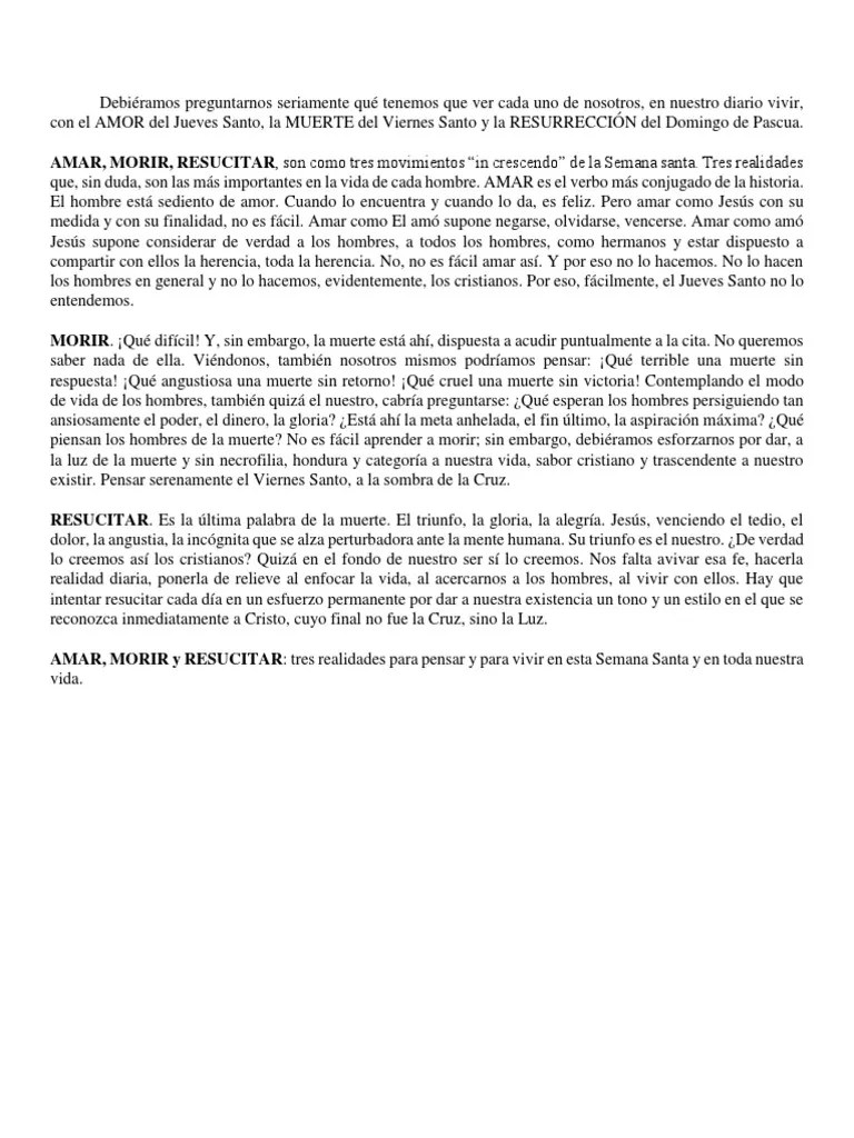 Carta De Jesus Para El Joven | PDF | Pascua De Resurrección | Muerte