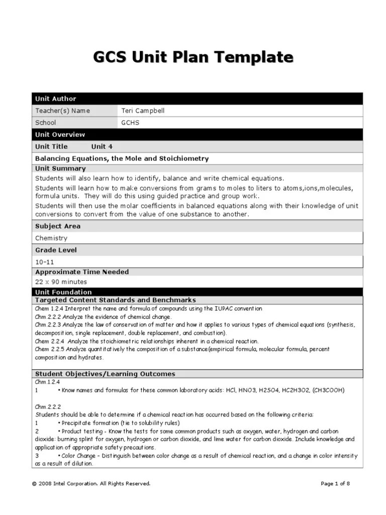 Unit 4 Mole Balancing Equations Stoichiometry | PDF | Mole (Unit) | Stoichiometry