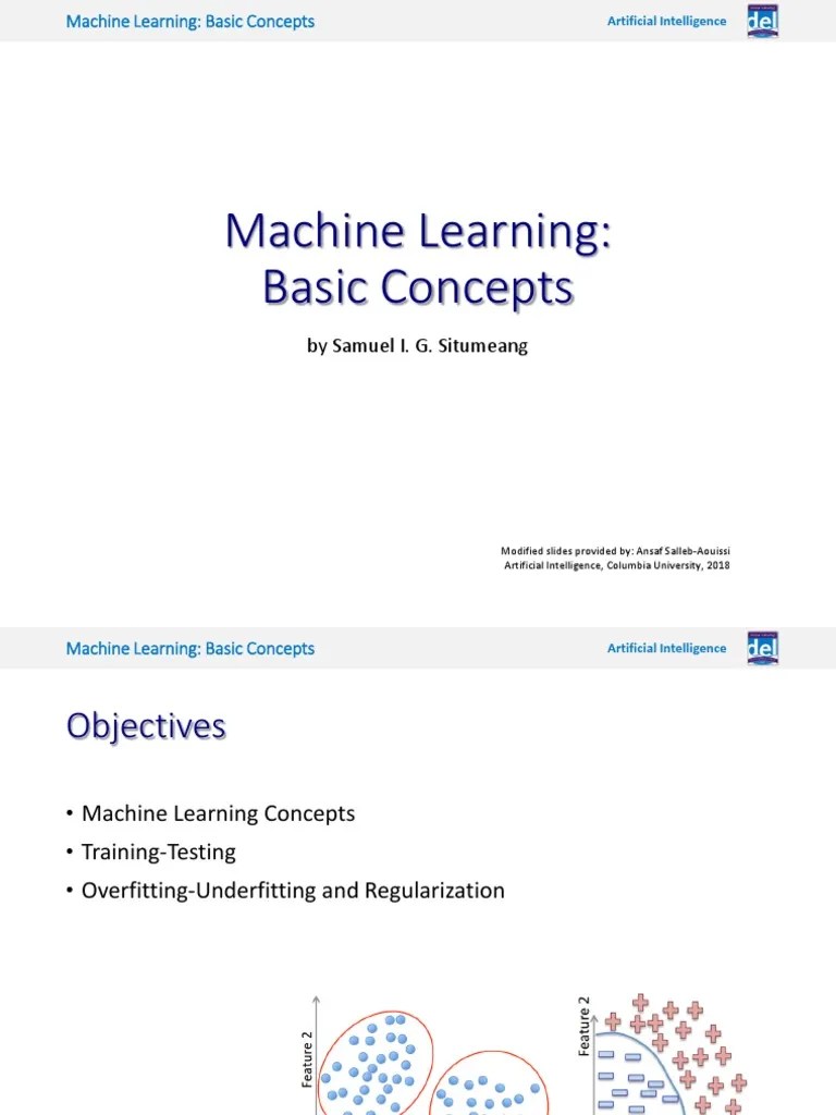L10a - Machine Learning Basic Concepts | PDF | Cross Validation ...