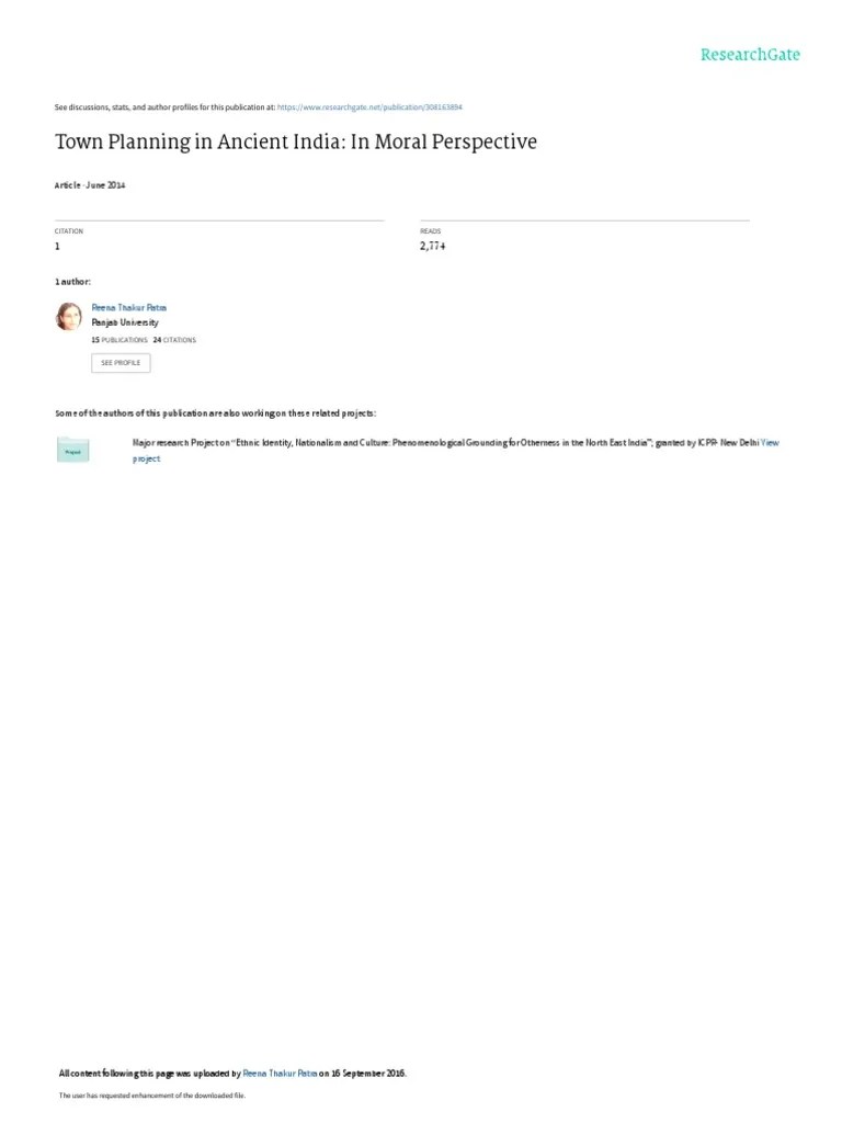 Ancient Town Planning Principles | PDF | Kama | Religion And Belief