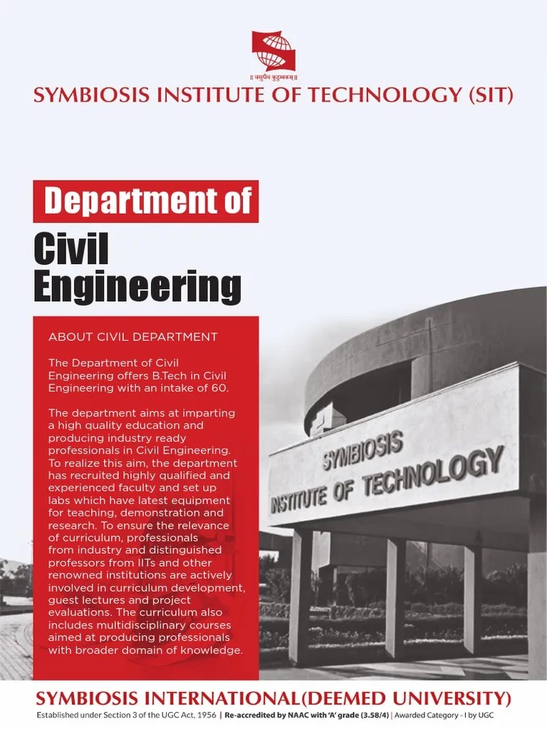Civil Engineering Brochure PDF | PDF | Curriculum | Engineering