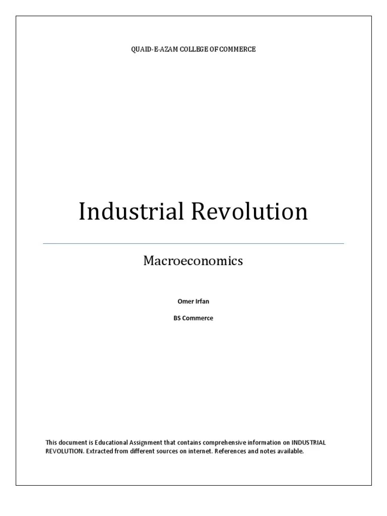 Industrial Revolution | PDF | Industrial Revolution | Spinning (Textiles)