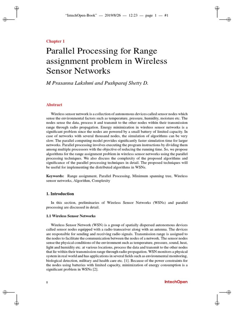 IntechOpen Book PDF | PDF | Wireless Sensor Network | Vertex (Graph Theory)