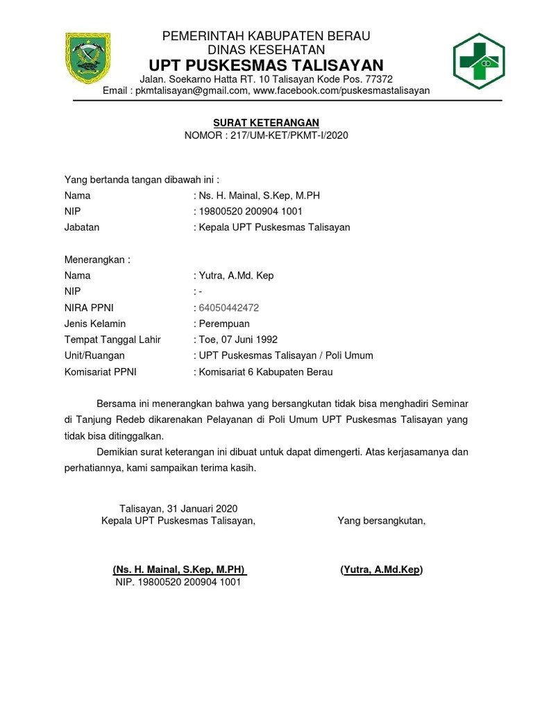 Surat Keterangan SKP STR | PDF