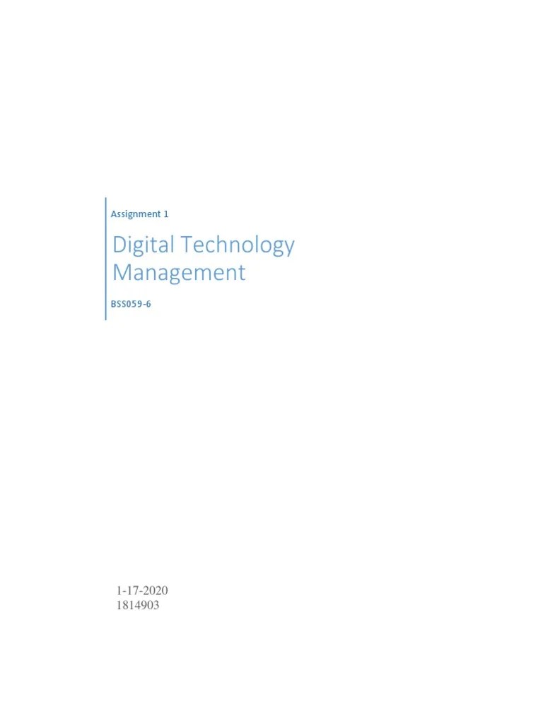Design And Plan Of A Digital Supply Chain Management System For WesBell ...