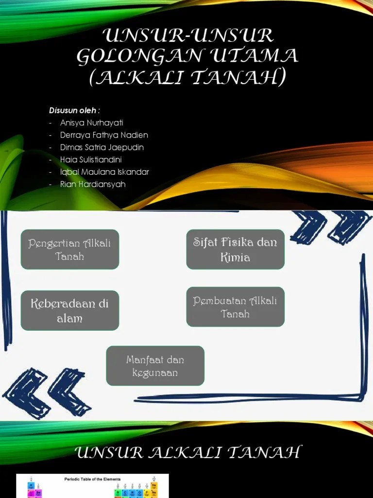 Kel2 PP Alkali Tanah | PDF