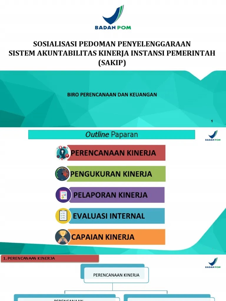 Laporan monitoring dan evaluasi internal pelaksanaan kegiatan. 6a Sosialisasi Pedoman Sakip Pdf