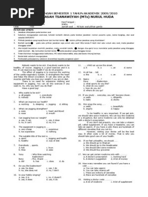 Buku latihan soal mandiri bahasa inggris smp kelas 3,kurikulum 2013 edisi revisi jual mandiri bahasa. Soal Online Bahasa Inggris Kelas 8 Semester 2 Kurikulum 2013 Beinyu Com