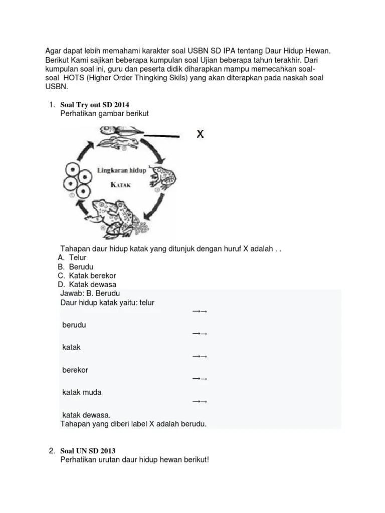 Soal un ipa sd, soal un bahasa indonesia sd, soal un matematika sd, . Soal Kelas 4 Mama