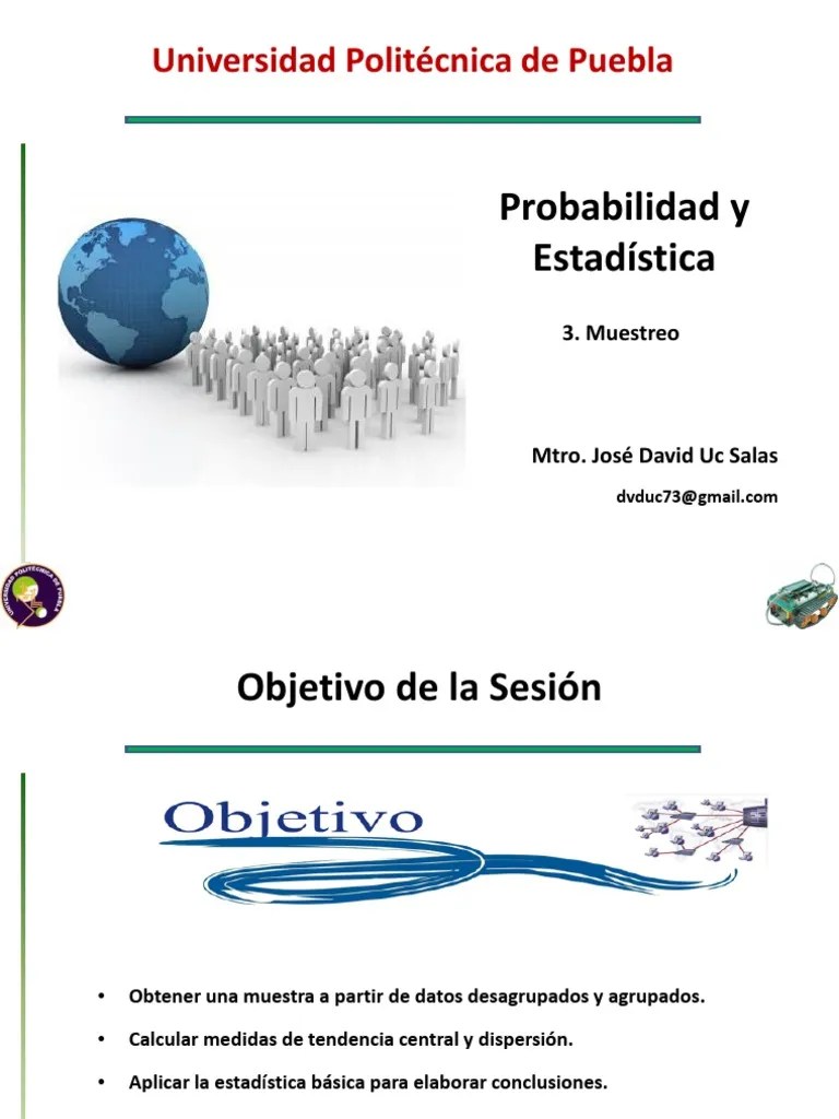PRE-TCyTD-Probabilidad Y Estadística - Muestreo-1 | PDF | Muestreo ...