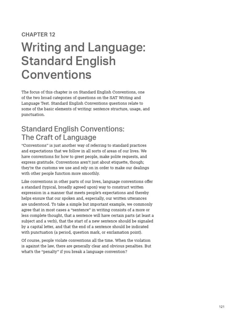PDF - Official Sat Study Guide Writing Language Standard English ...
