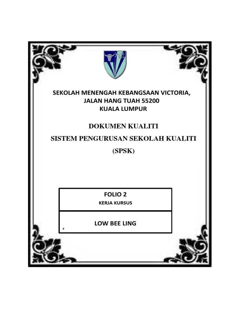 Contoh Folio Muka Depan - Folio Sivik