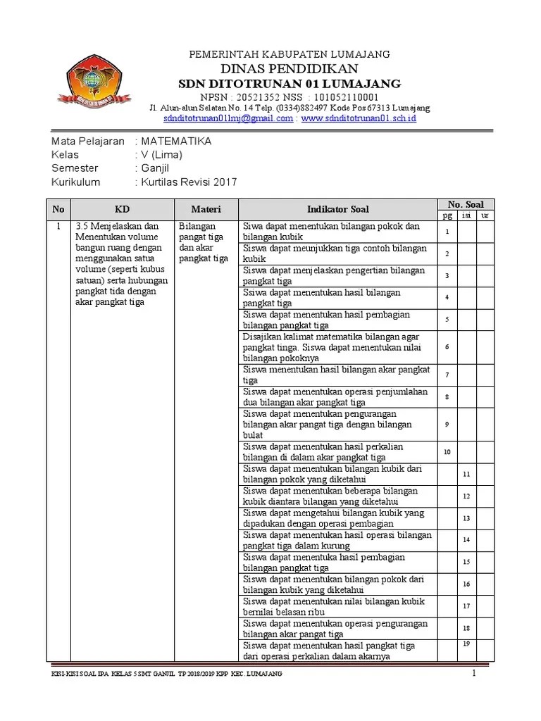 Di bawah ini yang bukan hasil perpangkatan tiga ( . Kisi Kisi Ph Matematika Pangat Tiga Dan Akar Pangkat Tiga Pdf