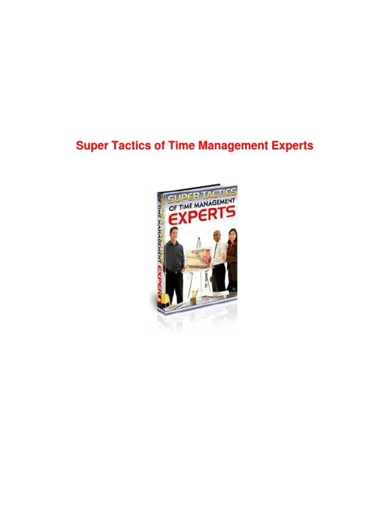 Effective Time Management | PDF | Motivation | Motivational