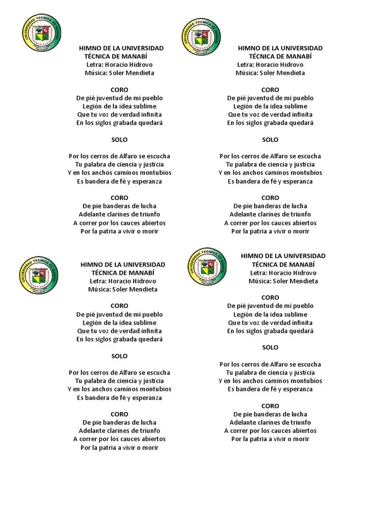 Himno De La Universidad | PDF | Entretenimiento (general)
