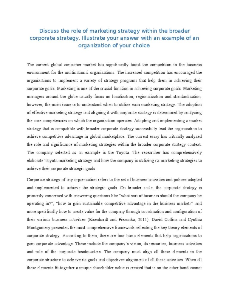 Toyota Marketing Strategy | PDF | Marketing Strategy | Hybrid Electric ...