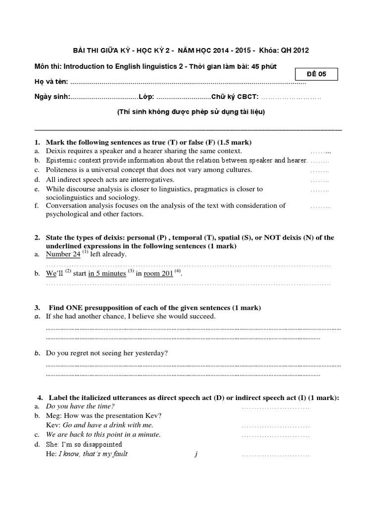 Intro To Linguistic 2 - Final Test Review | PDF | Semiotics | Linguistics