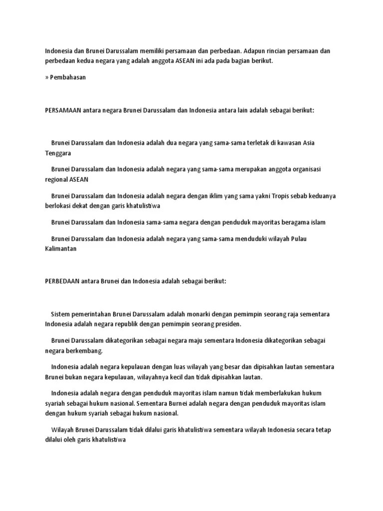 Persamaan Sosial Budaya Negara Indonesia Dan Malaysia
