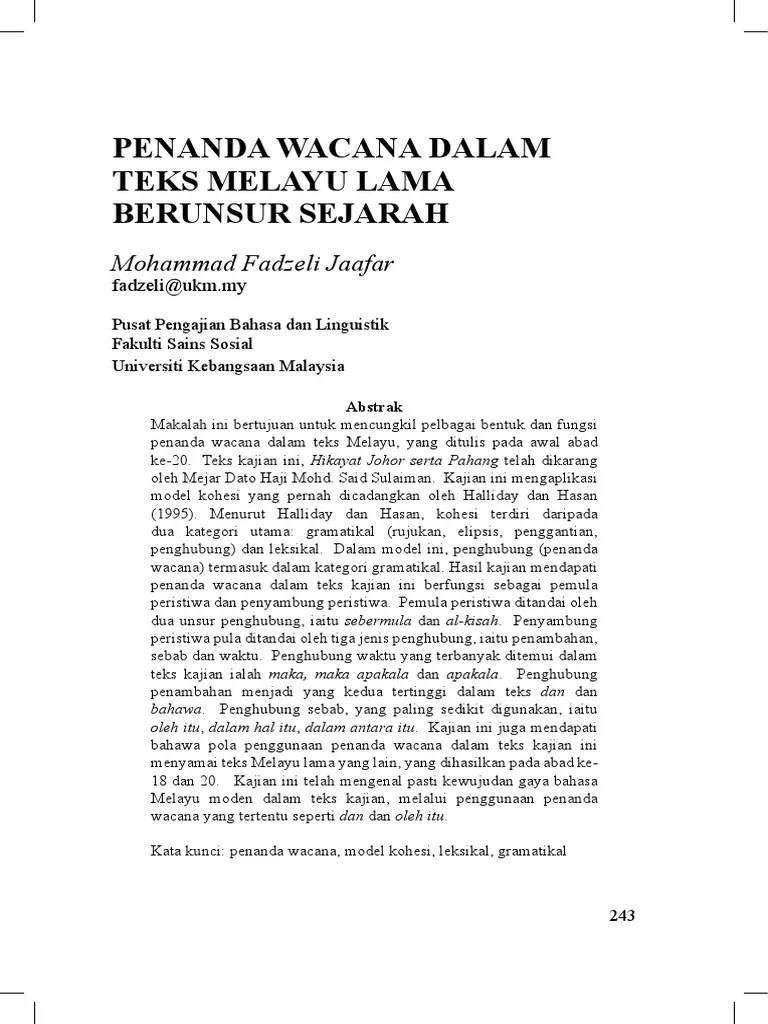 Okay, many people who learn english. 4 Penanda Wacana Pdf