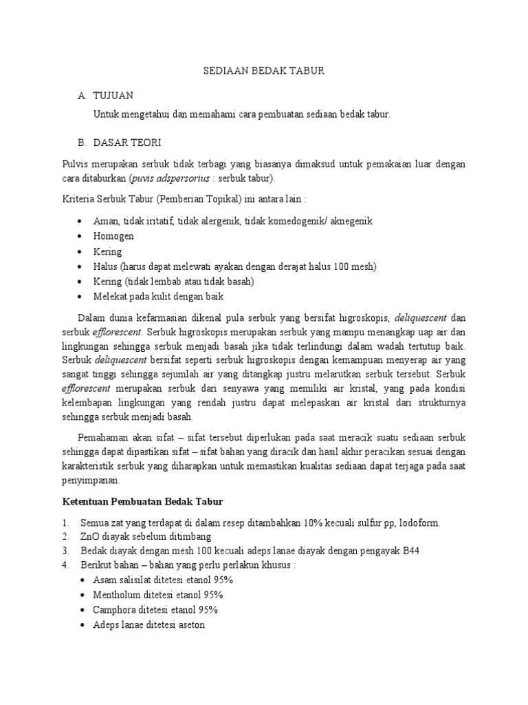 Tugas Butitin Resep Anis | PDF