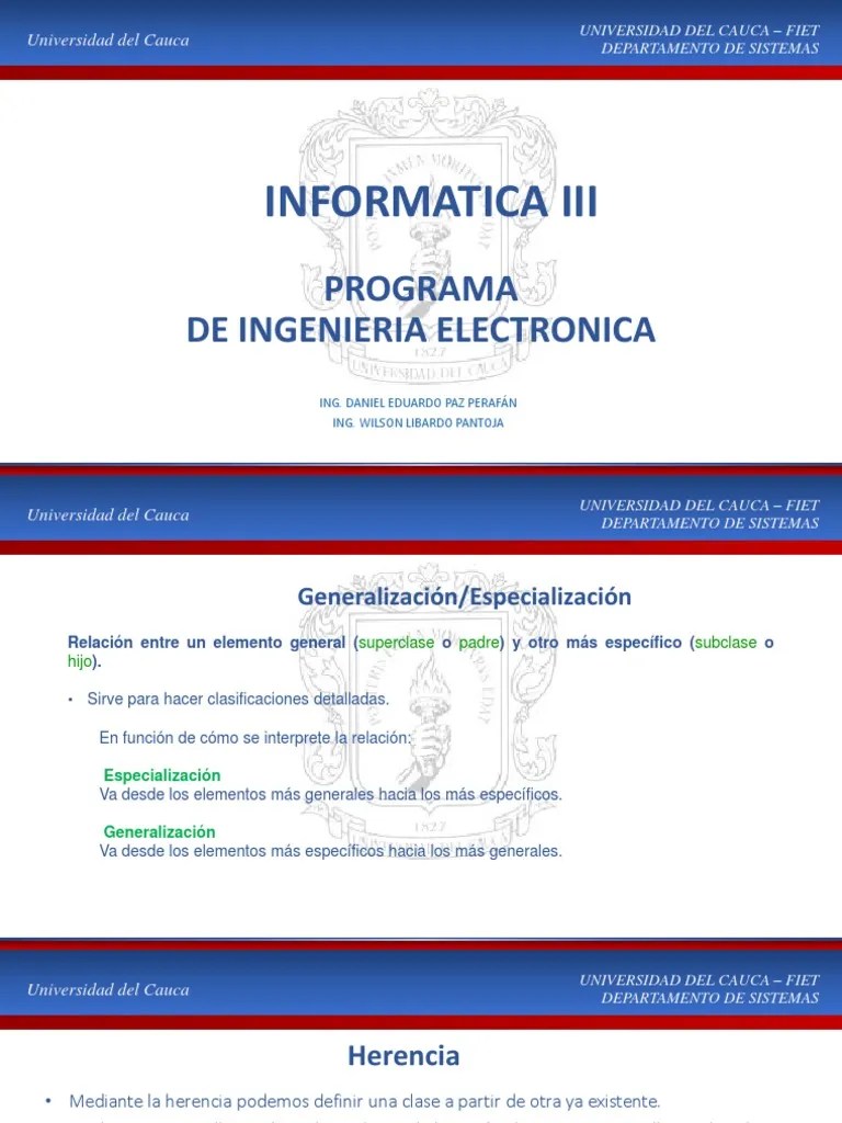 Relaciones Entre Clases Herencia PDF | PDF | Herencia (Programación ...