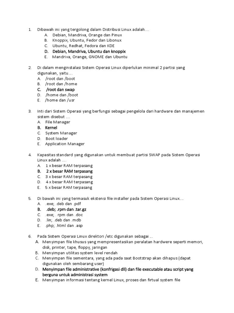 Dibawah Ini Yang Tergolong Dalam Distribusi Linux Adalah - Data Dikdasmen