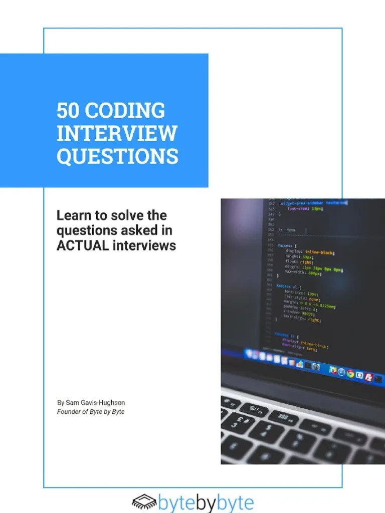 50 Coding Interview Questions V2 | PDF | Matrix (Mathematics) | String ...
