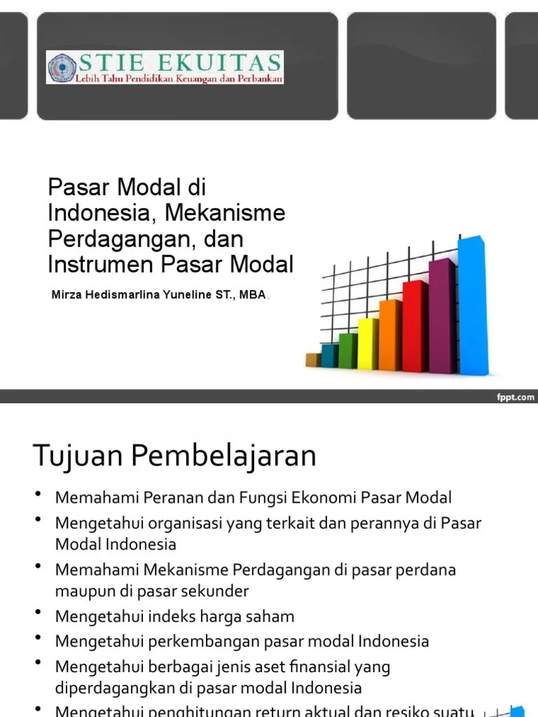 Nah, ketika terjadi gejolak geopolitik, bahkan perubahan drastis dalam perekonomian global, risiko investasi otomatis meningkat. P2 Pasar Modal