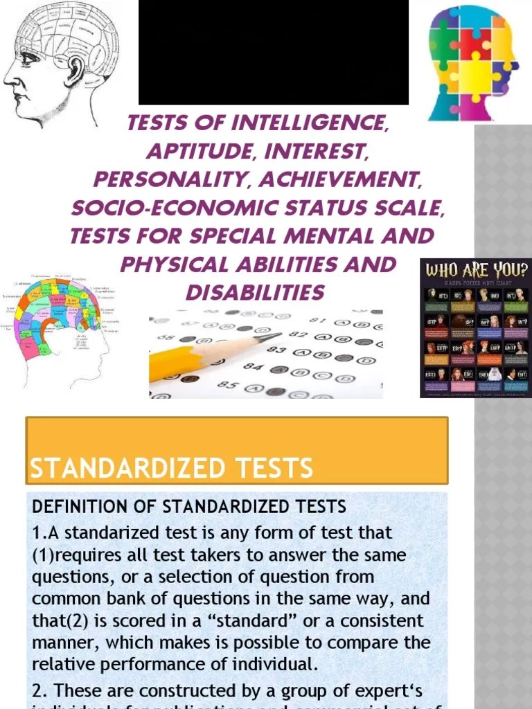 Standarized Tests | PDF | Graduate Record Examinations | Intelligence Quotient