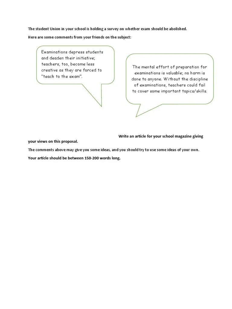 Article Exam Should Be Abolished | PDF