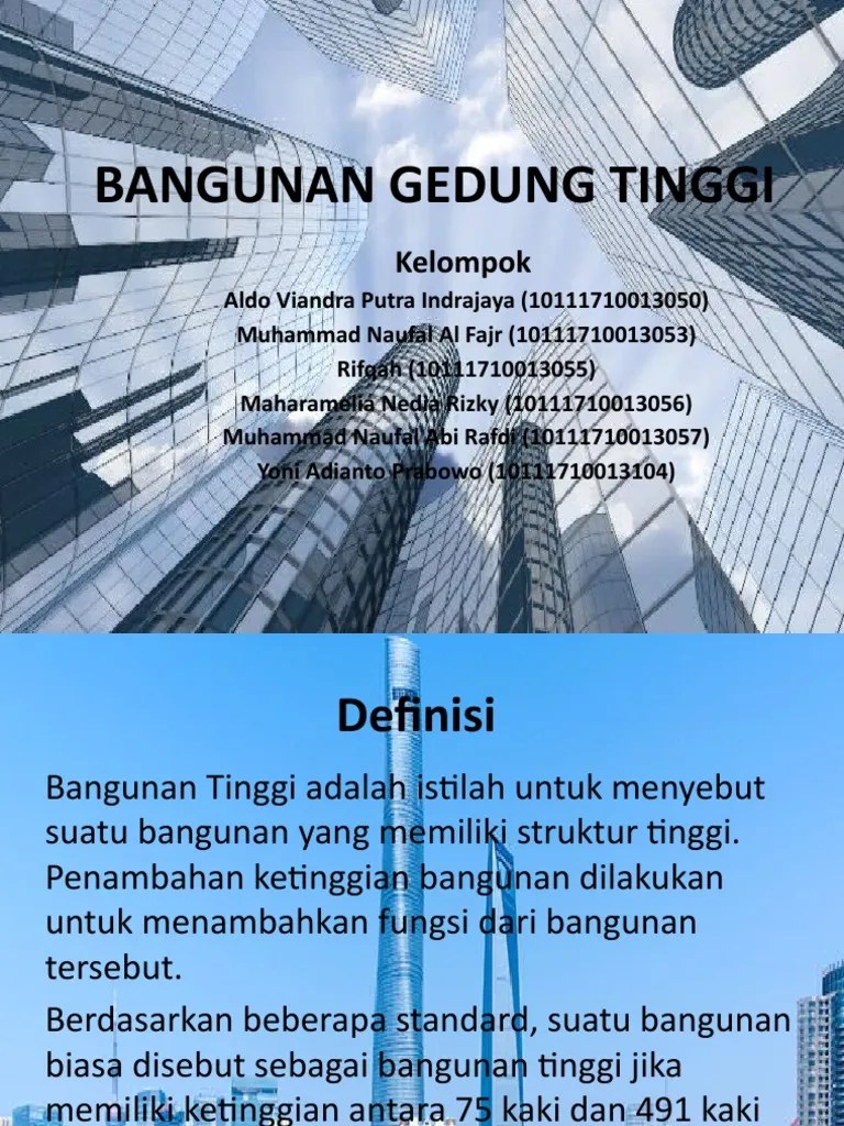 Bangunan Gedung Tinggi | PDF