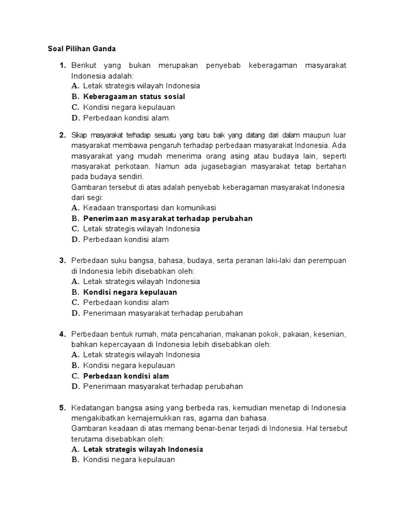 Adapun jumlah soal sebanyak 25 butir soal pilihan ganda lengkap dengan jawabannya. Soal Pilihan Ganda Ppkn Pdf