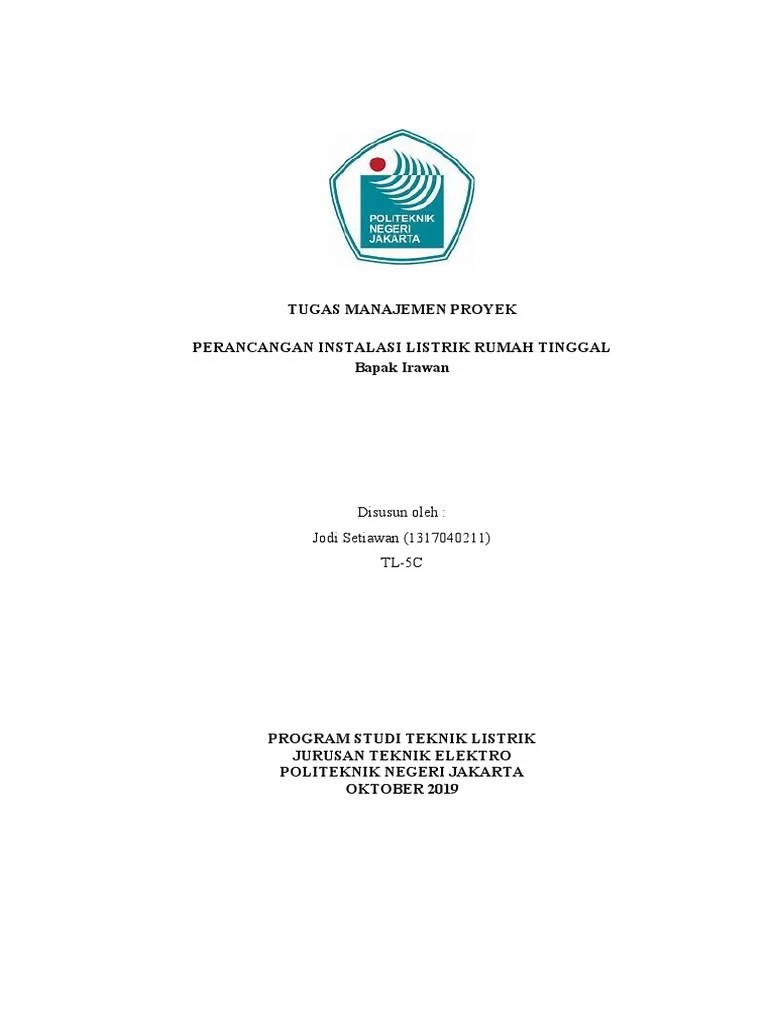 Proposal Proyek Instalasi Listrik Pdf 
