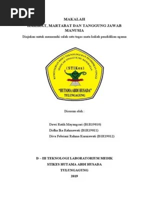 Tanggung jawab harus ditumbuhkan sejak kecil. Hakikat Martabat Dan Tanggung Jawab Manusia Pdf